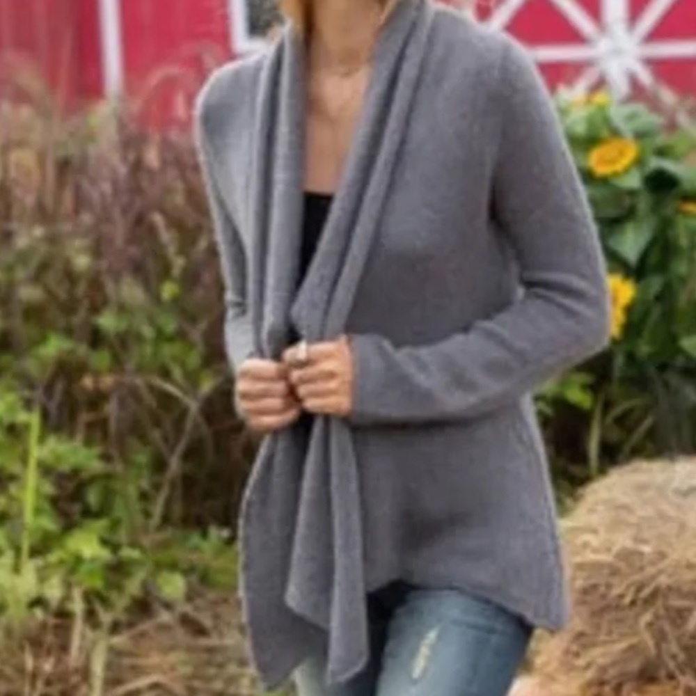 Paola Crewneck Cardigan Sweater main image 1